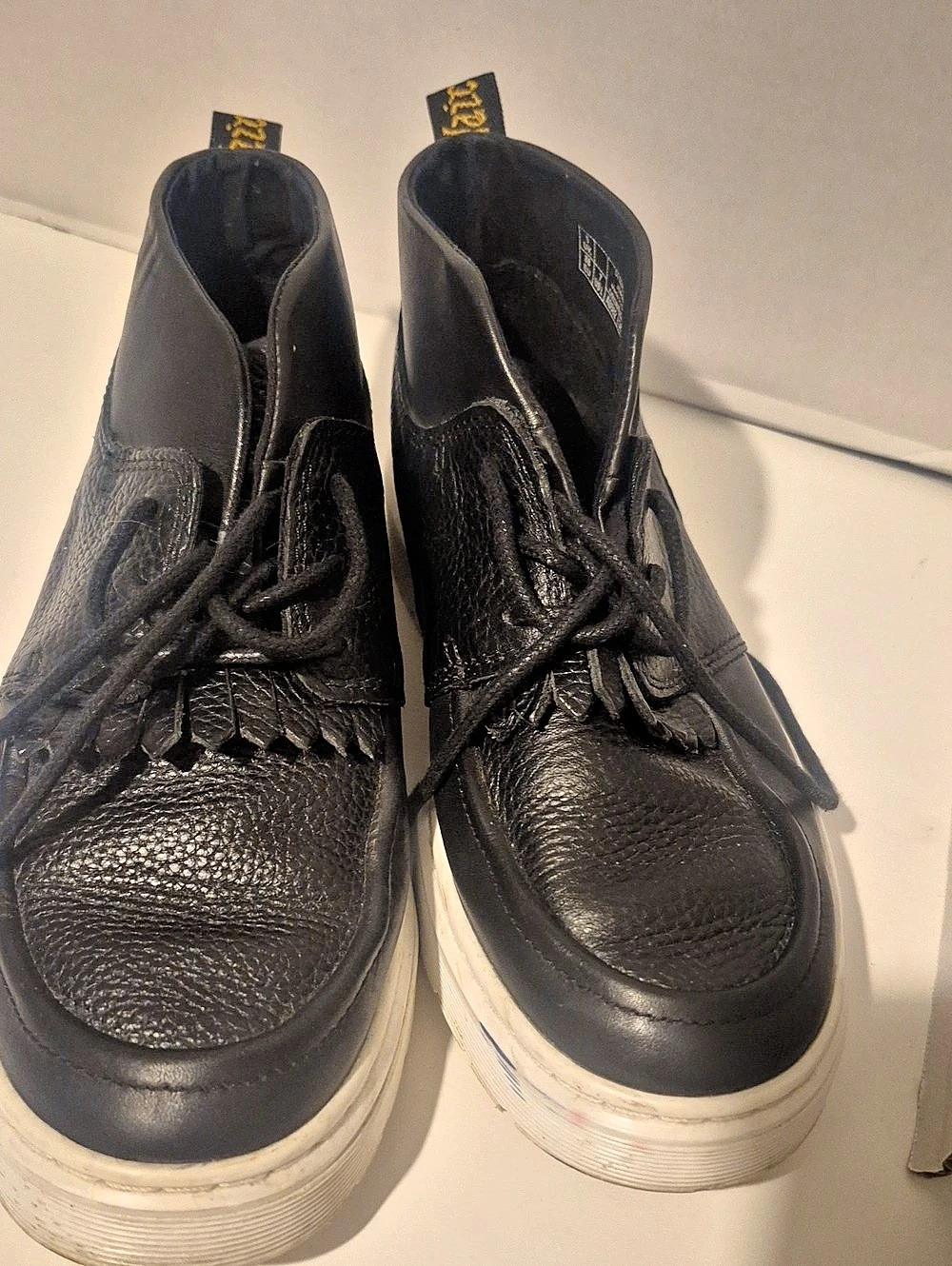 Dr. Martens Chukka Jemima Black Leather-Look Sneakers US 5